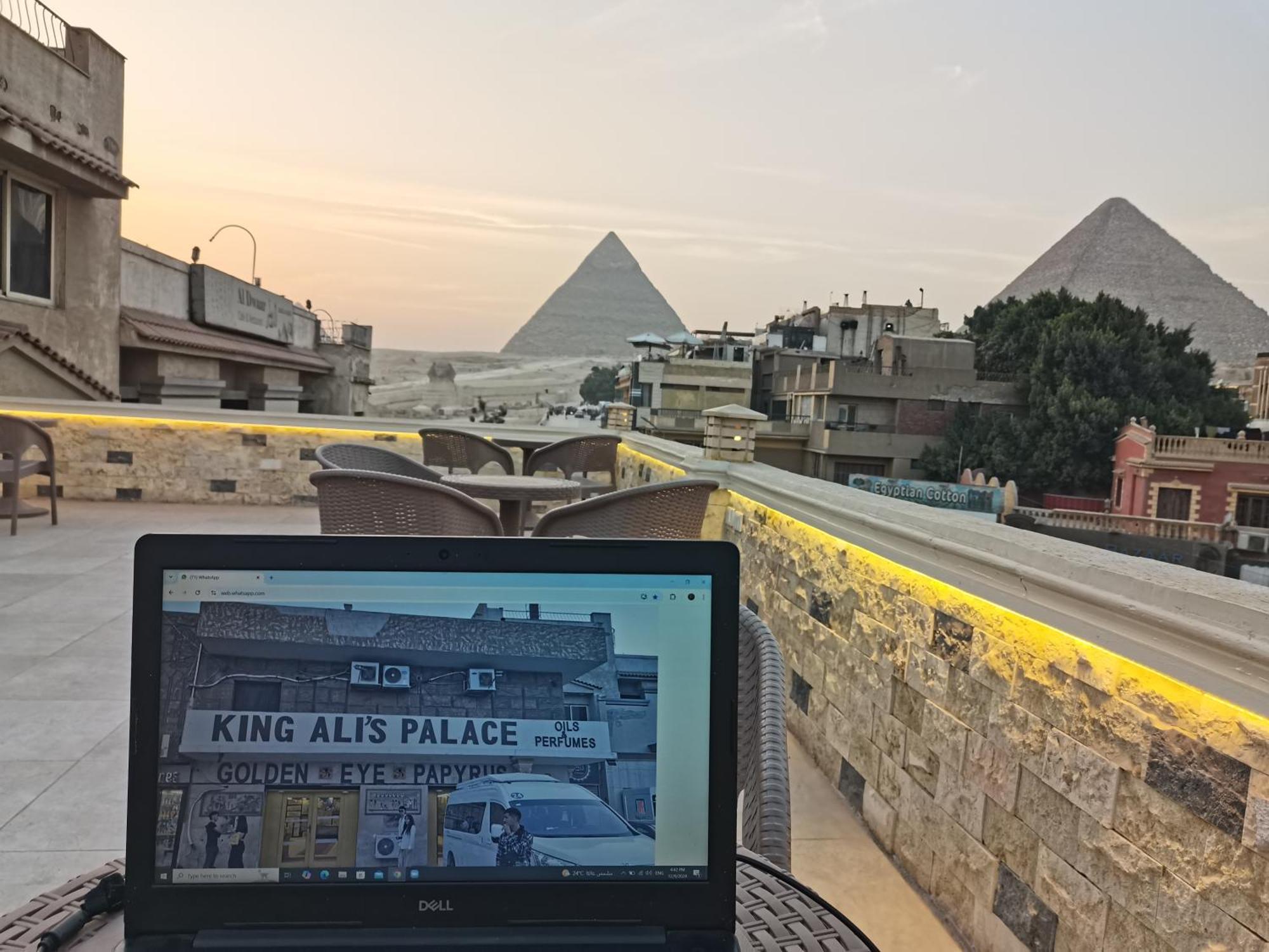 King Ali Pyramids View Inn Kafret el-Gabal المظهر الخارجي الصورة